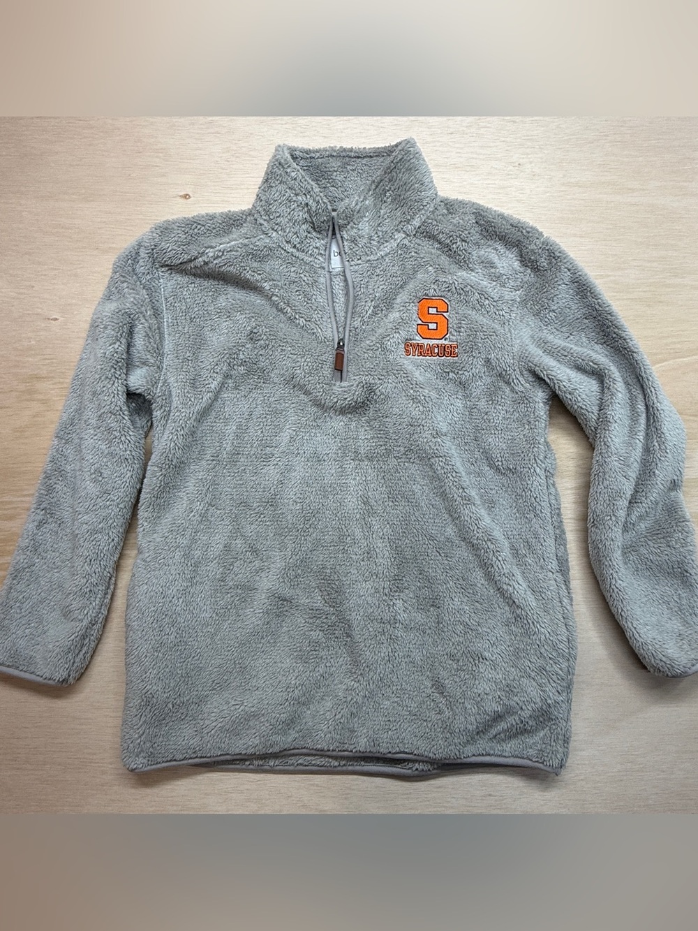 Boxercraft Syracuse University Orange Sherpa 1/4 Zip Pullover Fleece Jacket